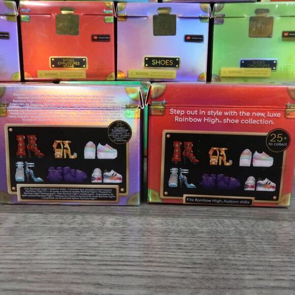 Lot Of 19 Rainbow High Mini Shoes Series 1 Blind Mystery Box - Picture 4 of 4